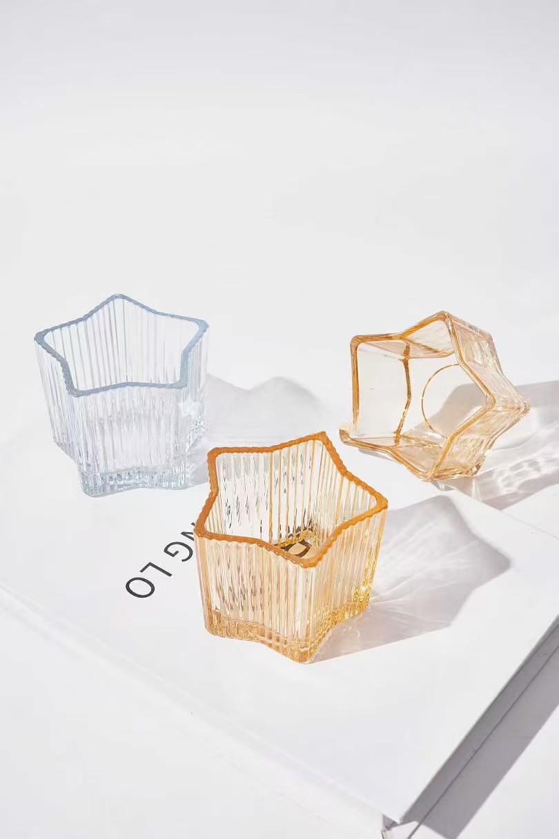 ที่วางเทียนแก้วรูปดาว