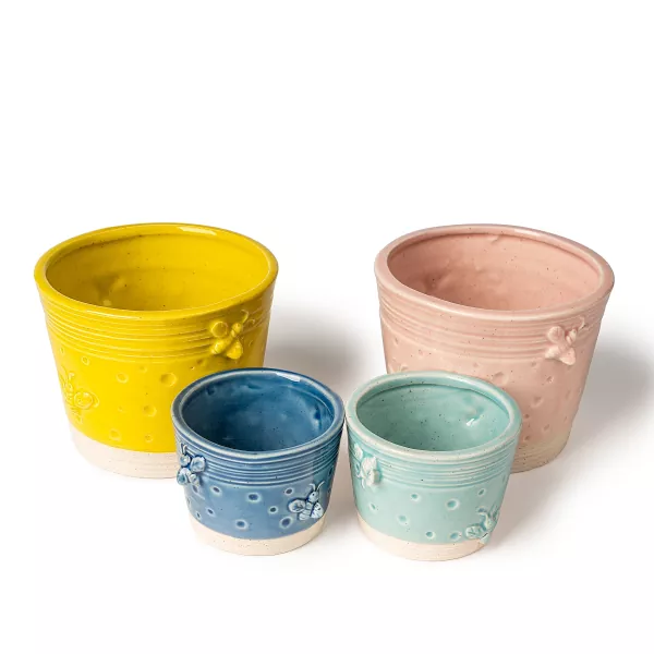 โถเทียนเซรามิกขี้ผึ้ง