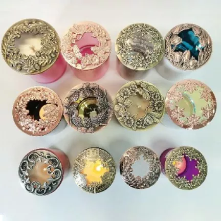 ฝาเทียนเหล็กกลวง Universal